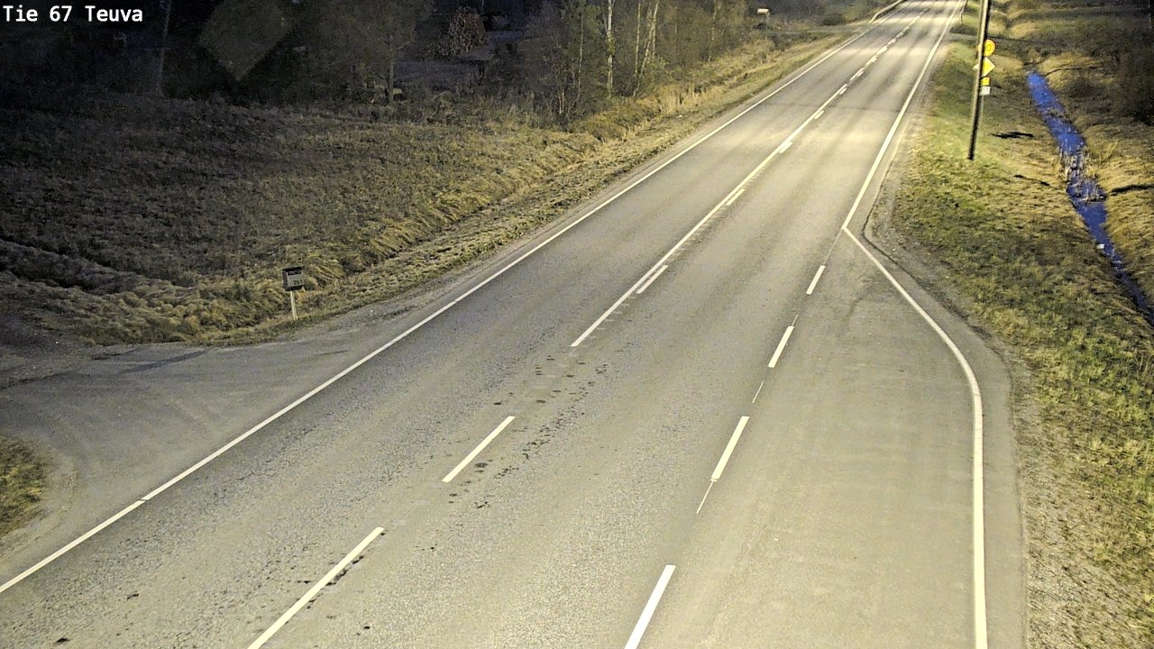Weather Camera Image Väg 67 Östermark, Teuva, Etelä-Pohjanmaa