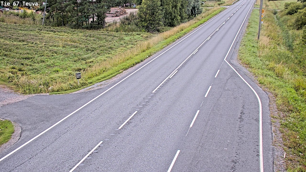 Weather Camera Image Road 67 Teuva, Teuva, Etelä-Pohjanmaa