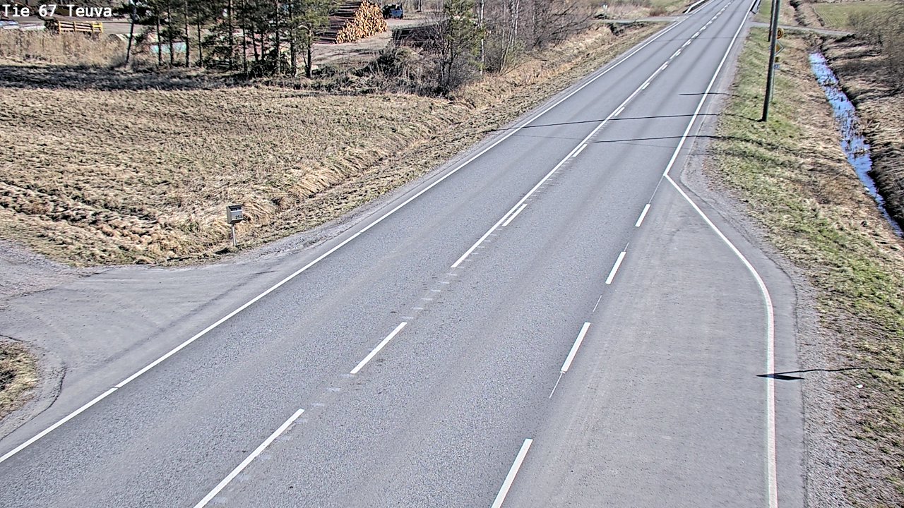 Weather Camera Image Väg 67 Östermark, Teuva, Etelä-Pohjanmaa
