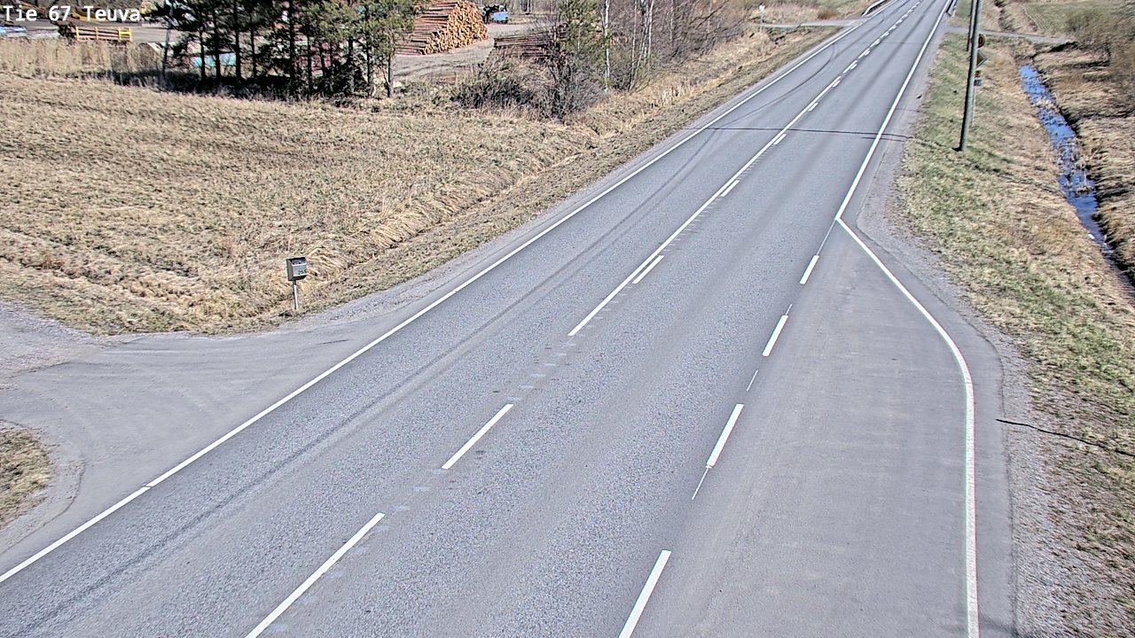 Weather Camera Image Väg 67 Östermark, Teuva, Etelä-Pohjanmaa