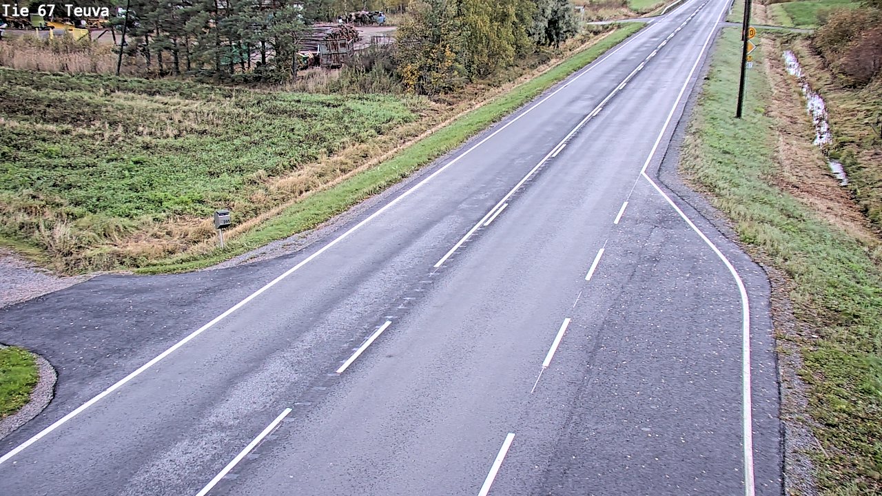 Weather Camera Image Väg 67 Östermark, Teuva, Etelä-Pohjanmaa