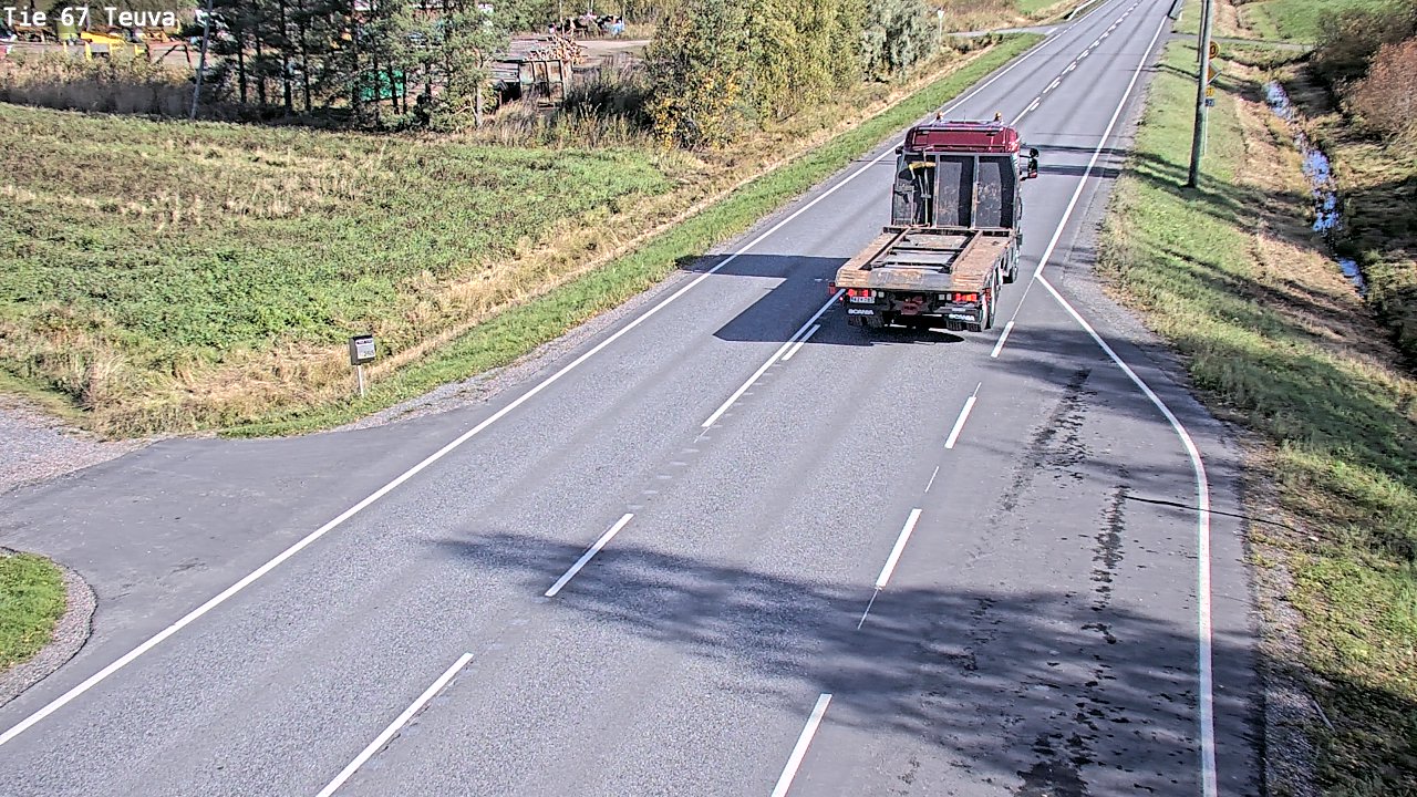 Weather Camera Image Road 67 Teuva, Teuva, Etelä-Pohjanmaa