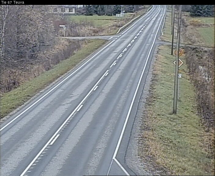 Weather Camera Image Väg 67 Östermark, Teuva, Etelä-Pohjanmaa