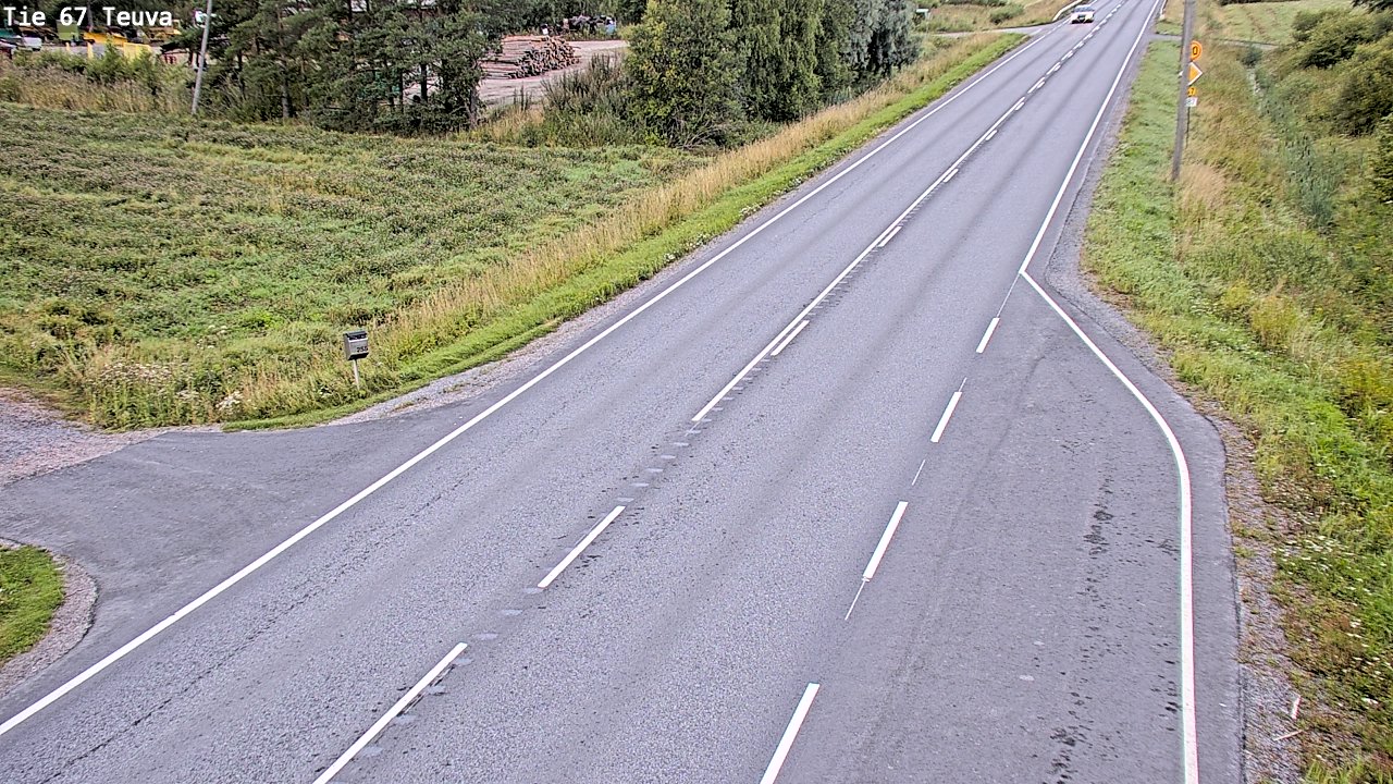 Weather Camera Image Road 67 Teuva, Teuva, Etelä-Pohjanmaa