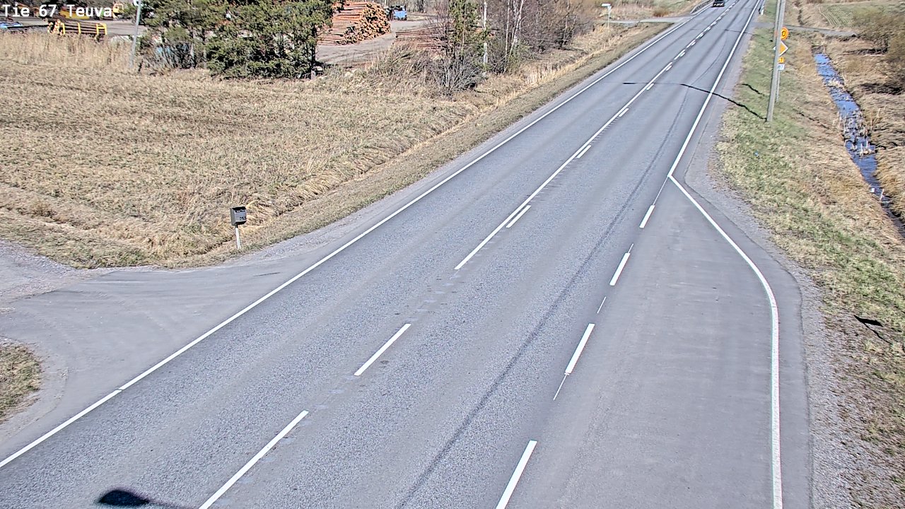 Weather Camera Image Väg 67 Östermark, Teuva, Etelä-Pohjanmaa