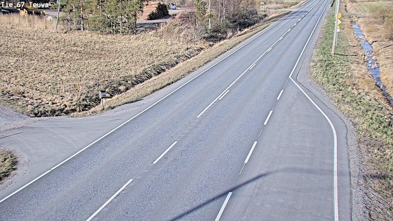 Weather Camera Image Väg 67 Östermark, Teuva, Etelä-Pohjanmaa