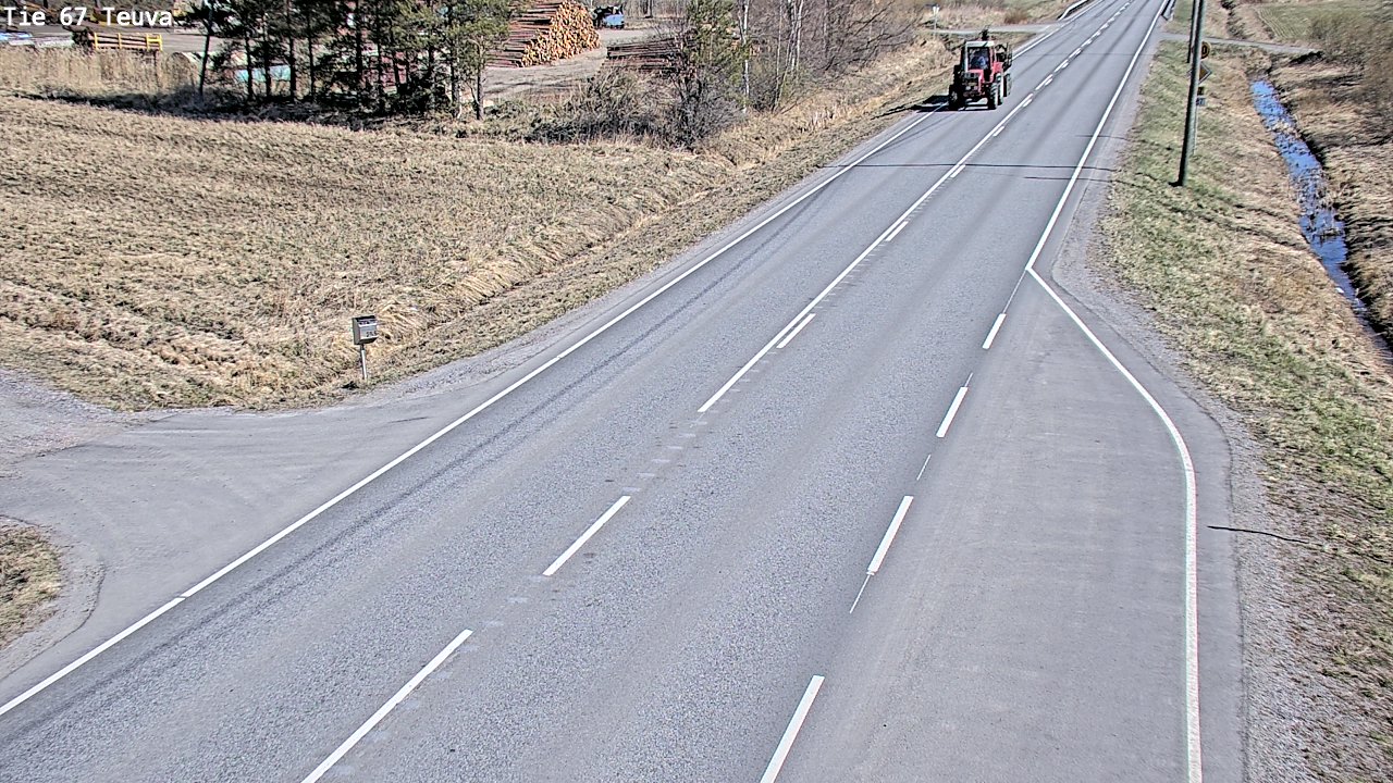 Weather Camera Image Väg 67 Östermark, Teuva, Etelä-Pohjanmaa