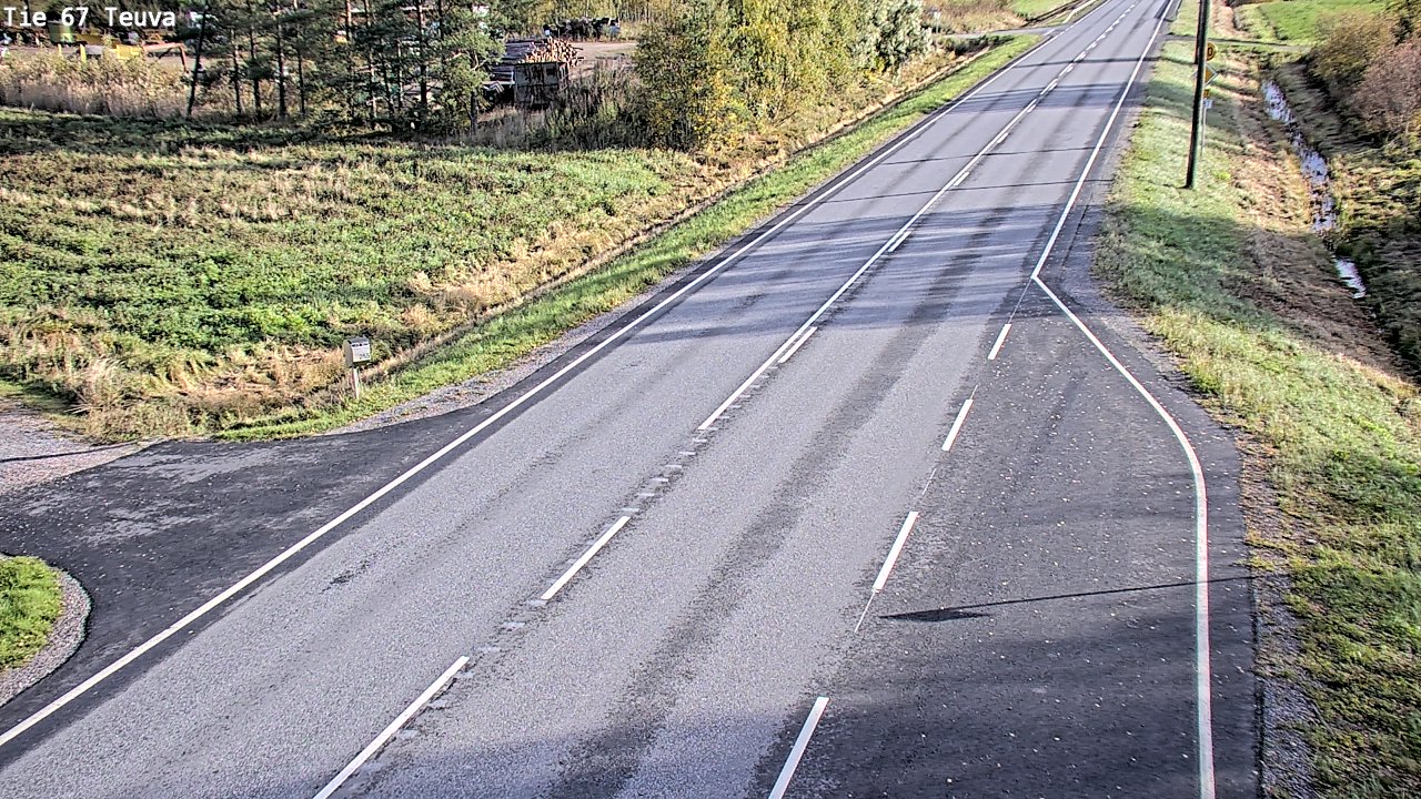 Weather Camera Image Road 67 Teuva, Teuva, Etelä-Pohjanmaa