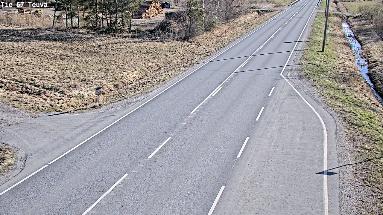 Weather Camera Image Väg 67 Östermark, Teuva, Etelä-Pohjanmaa