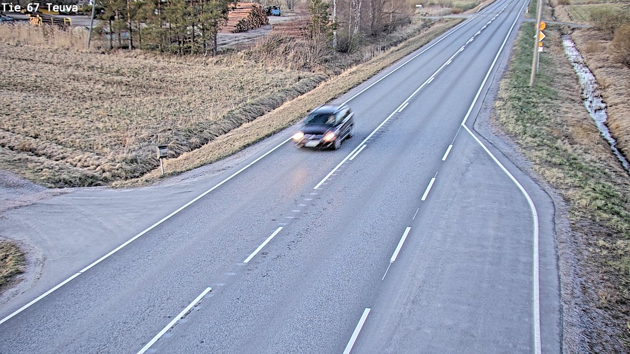 Weather Camera Image Väg 67 Östermark, Teuva, Etelä-Pohjanmaa