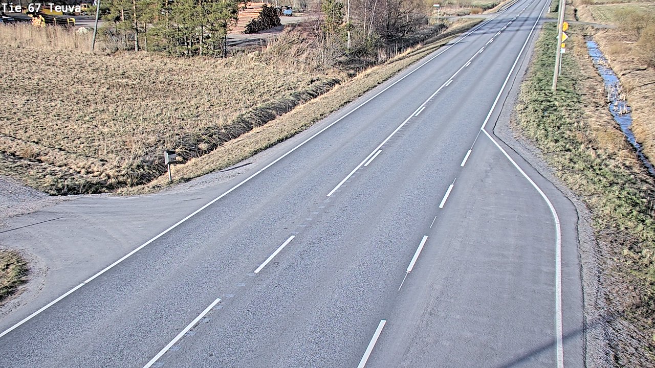 Weather Camera Image Väg 67 Östermark, Teuva, Etelä-Pohjanmaa