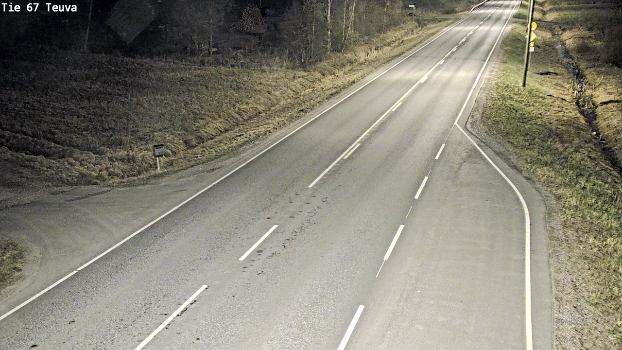 Weather Camera Image Väg 67 Östermark, Teuva, Etelä-Pohjanmaa