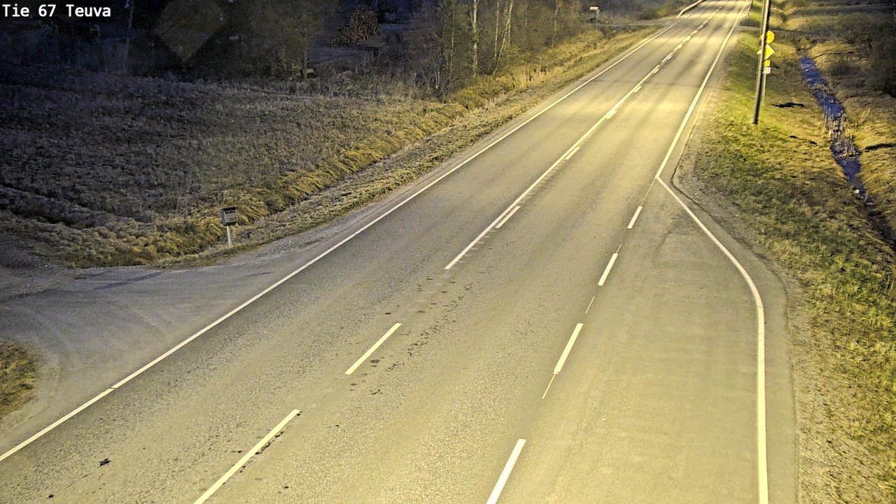 Weather Camera Image Väg 67 Östermark, Teuva, Etelä-Pohjanmaa
