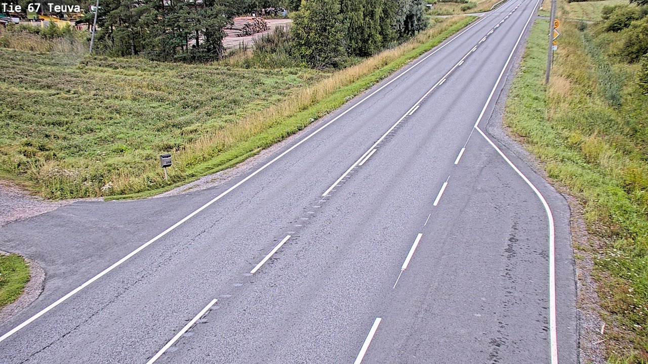 Weather Camera Image Road 67 Teuva, Teuva, Etelä-Pohjanmaa