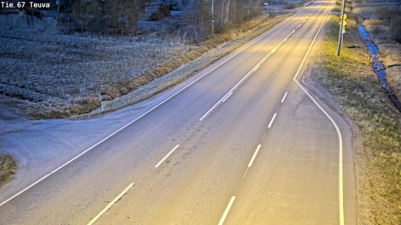 Weather Camera Image Väg 67 Östermark, Teuva, Etelä-Pohjanmaa