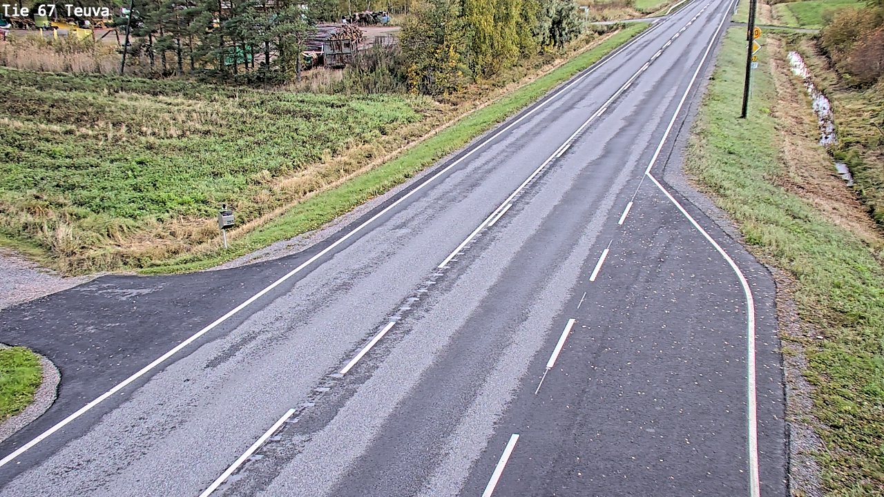Weather Camera Image Road 67 Teuva, Teuva, Etelä-Pohjanmaa