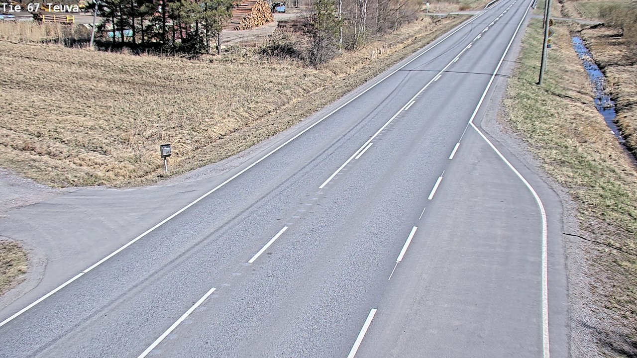 Weather Camera Image Väg 67 Östermark, Teuva, Etelä-Pohjanmaa