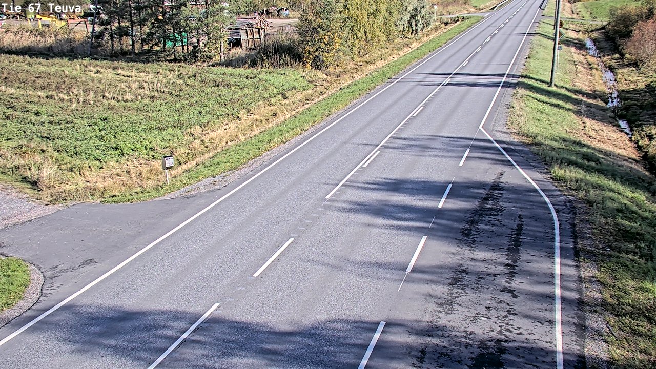 Weather Camera Image Road 67 Teuva, Teuva, Etelä-Pohjanmaa