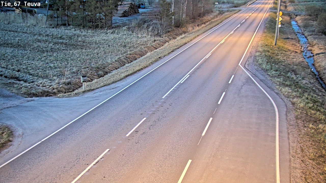 Weather Camera Image Väg 67 Östermark, Teuva, Etelä-Pohjanmaa