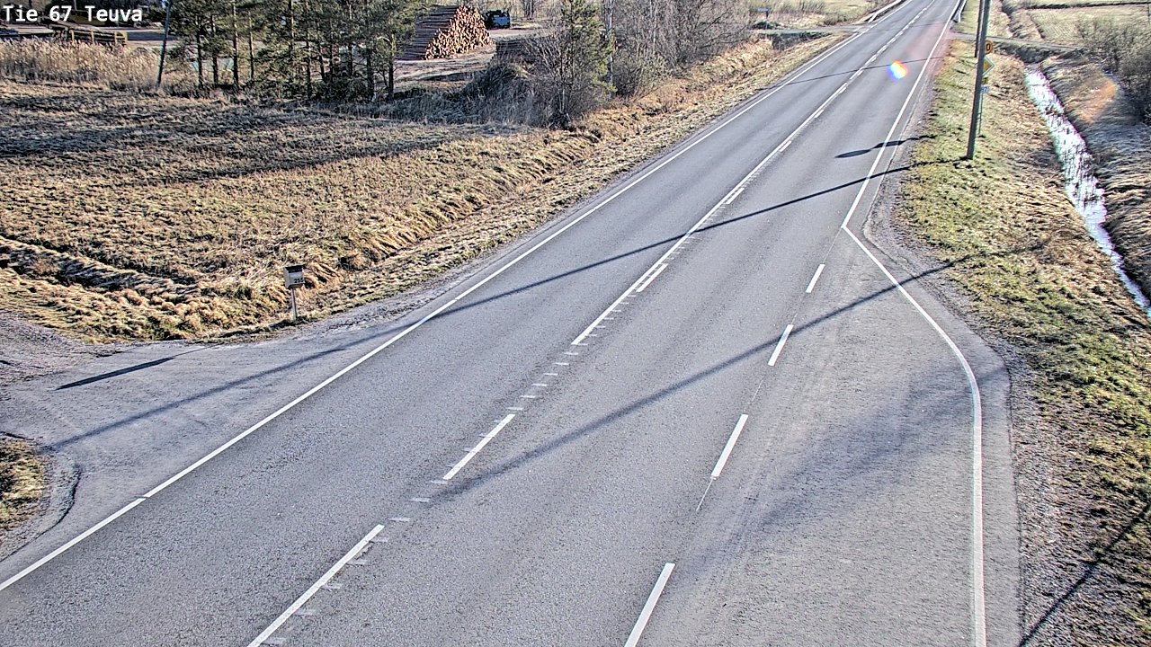 Weather Camera Image Väg 67 Östermark, Teuva, Etelä-Pohjanmaa