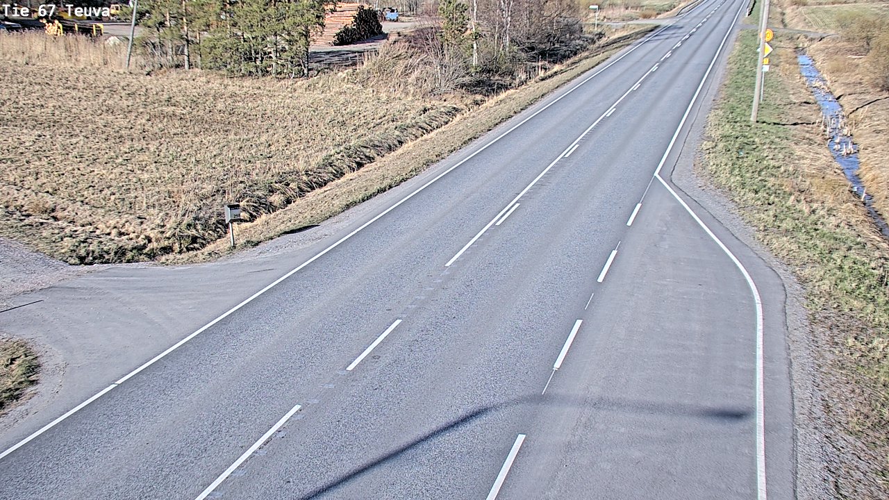 Weather Camera Image Väg 67 Östermark, Teuva, Etelä-Pohjanmaa