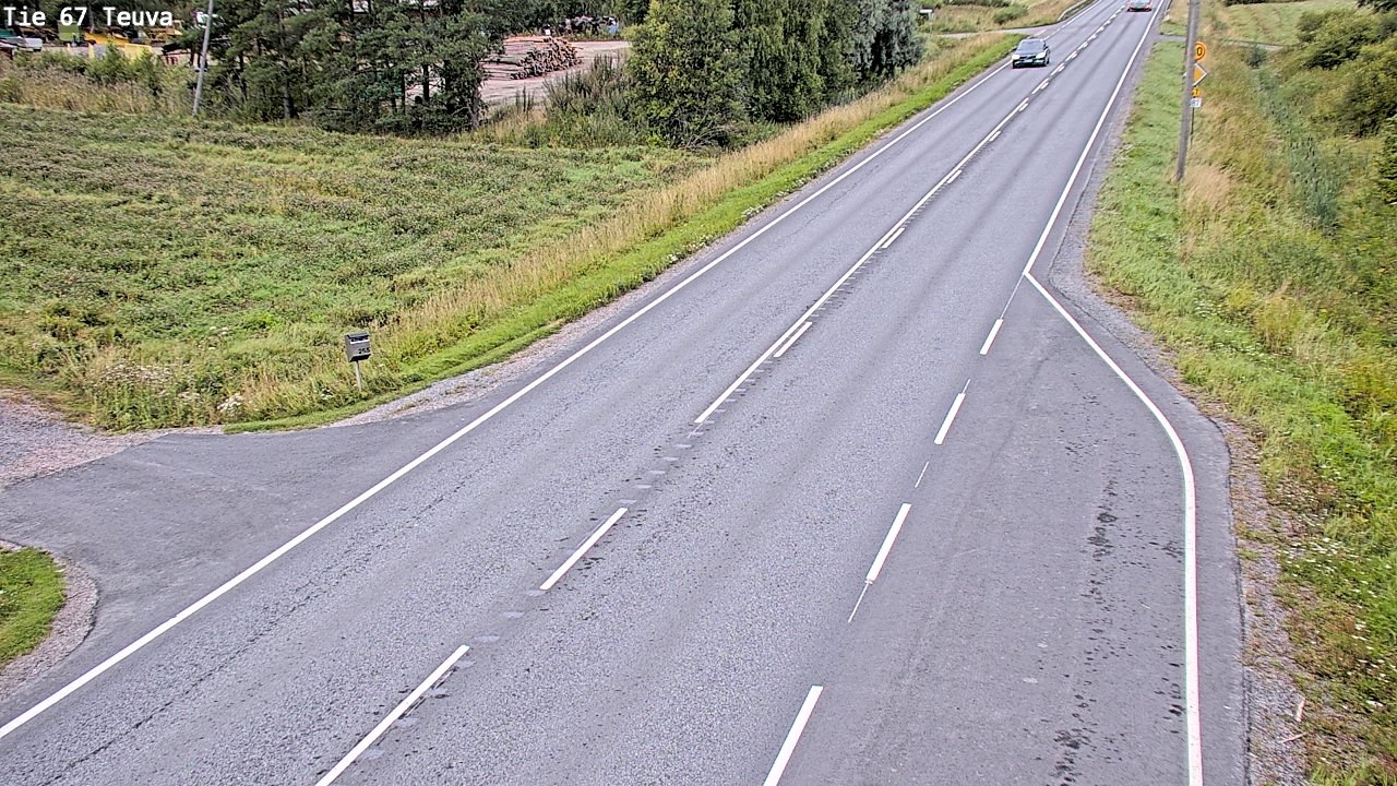 Weather Camera Image Road 67 Teuva, Teuva, Etelä-Pohjanmaa
