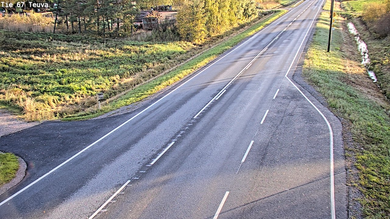 Weather Camera Image Road 67 Teuva, Teuva, Etelä-Pohjanmaa