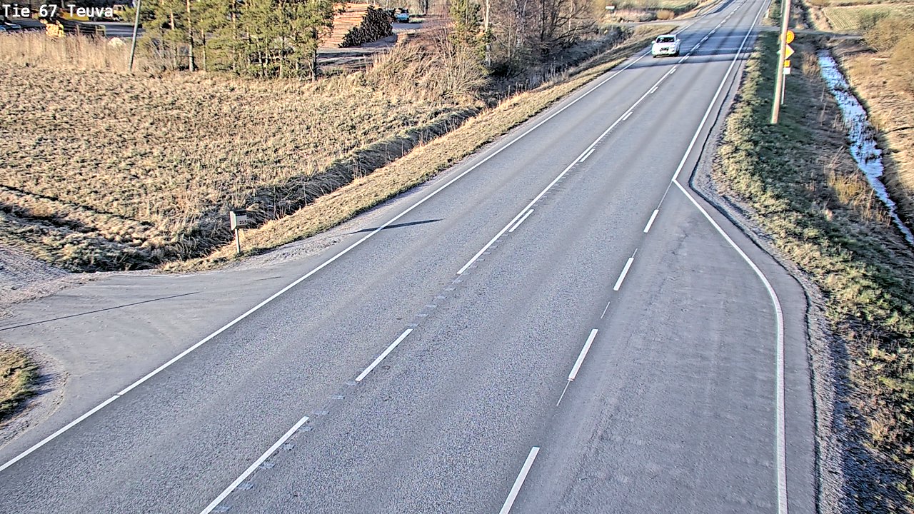 Weather Camera Image Väg 67 Östermark, Teuva, Etelä-Pohjanmaa