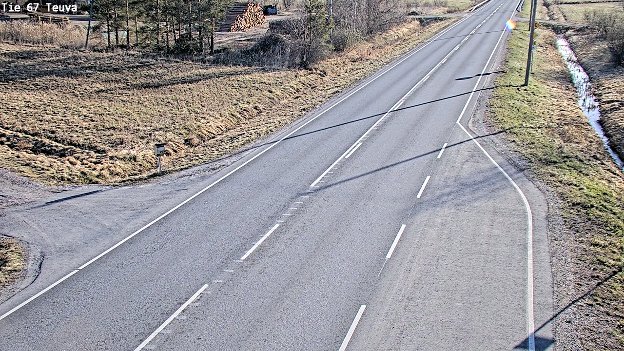Weather Camera Image Väg 67 Östermark, Teuva, Etelä-Pohjanmaa