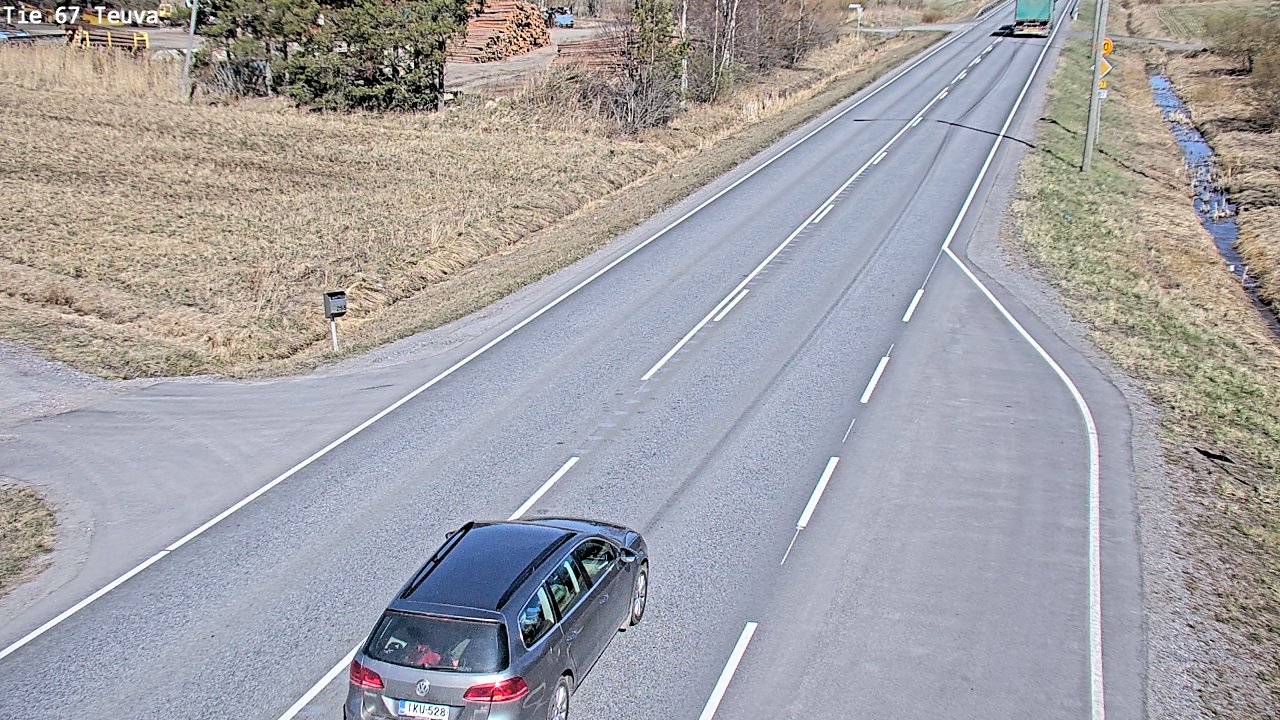 Weather Camera Image Väg 67 Östermark, Teuva, Etelä-Pohjanmaa