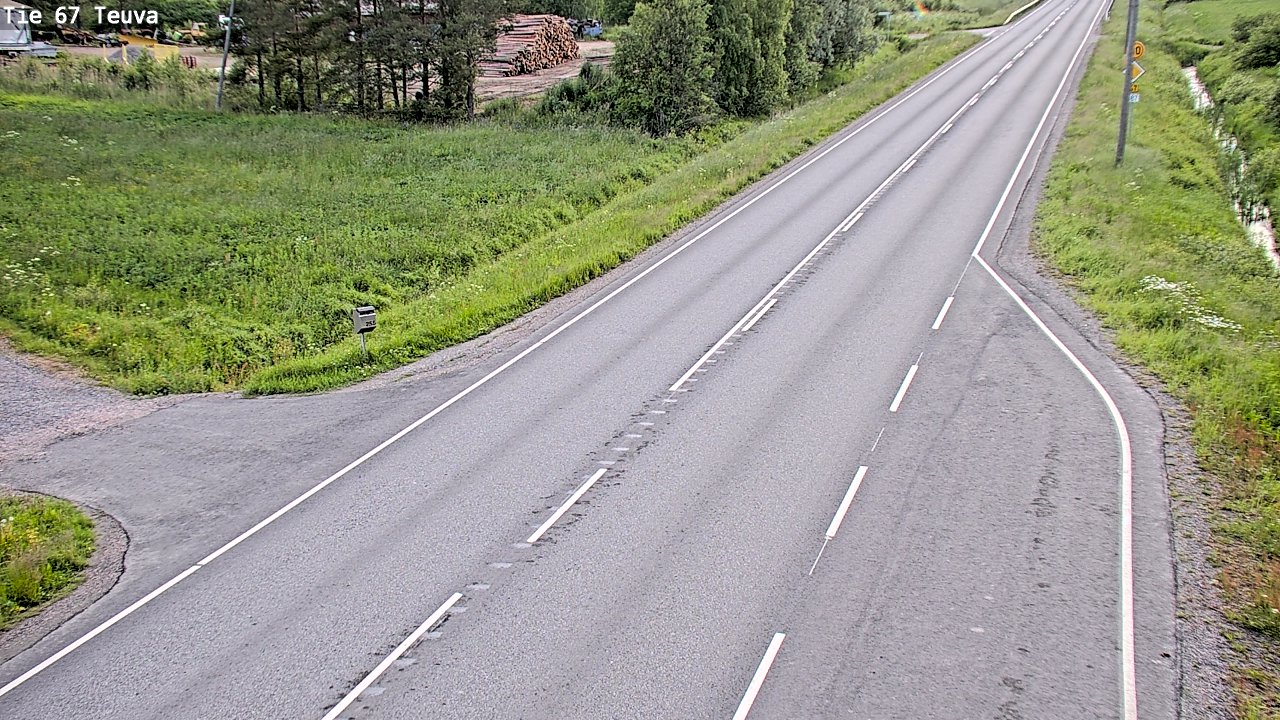 Weather Camera Image Road 67 Teuva, Teuva, Etelä-Pohjanmaa