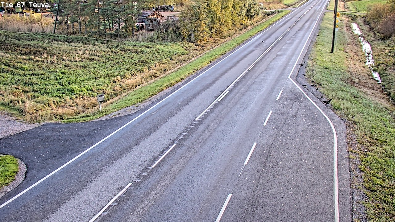 Weather Camera Image Road 67 Teuva, Teuva, Etelä-Pohjanmaa