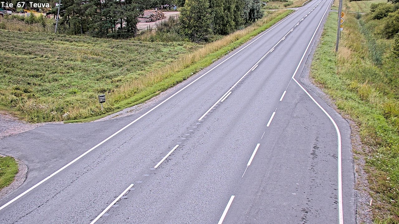 Weather Camera Image Road 67 Teuva, Teuva, Etelä-Pohjanmaa