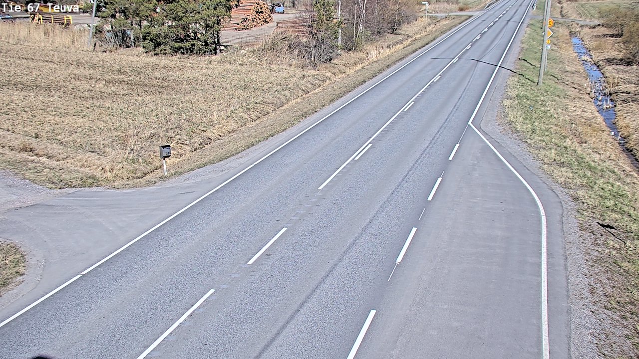 Weather Camera Image Väg 67 Östermark, Teuva, Etelä-Pohjanmaa