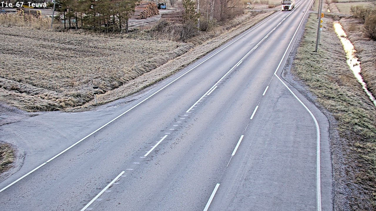 Weather Camera Image Väg 67 Östermark, Teuva, Etelä-Pohjanmaa