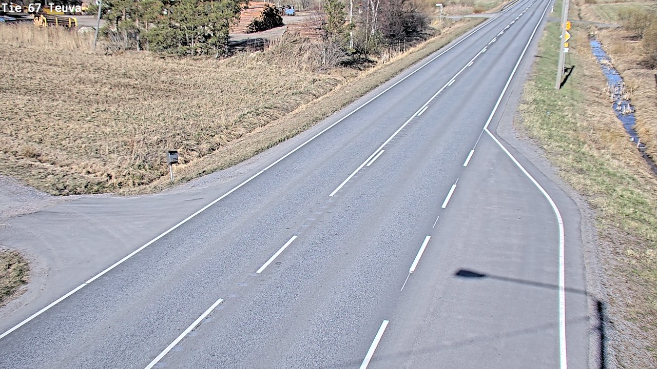 Weather Camera Image Väg 67 Östermark, Teuva, Etelä-Pohjanmaa