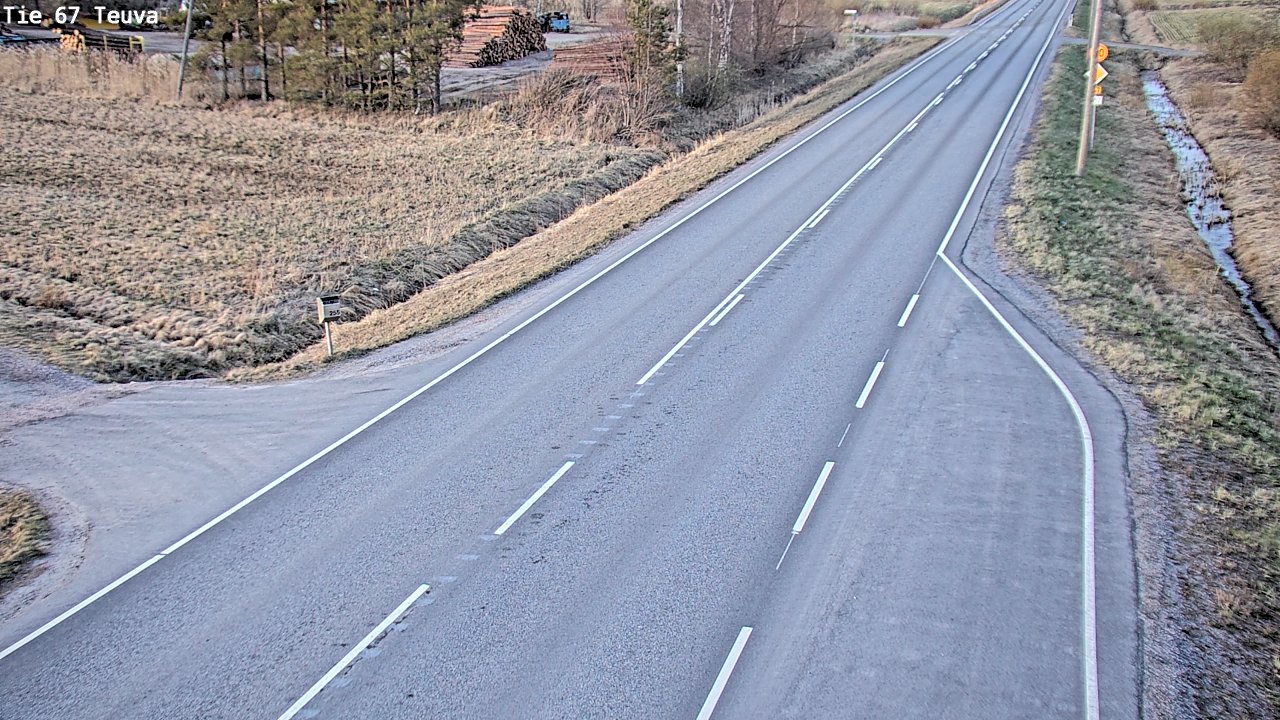 Weather Camera Image Väg 67 Östermark, Teuva, Etelä-Pohjanmaa