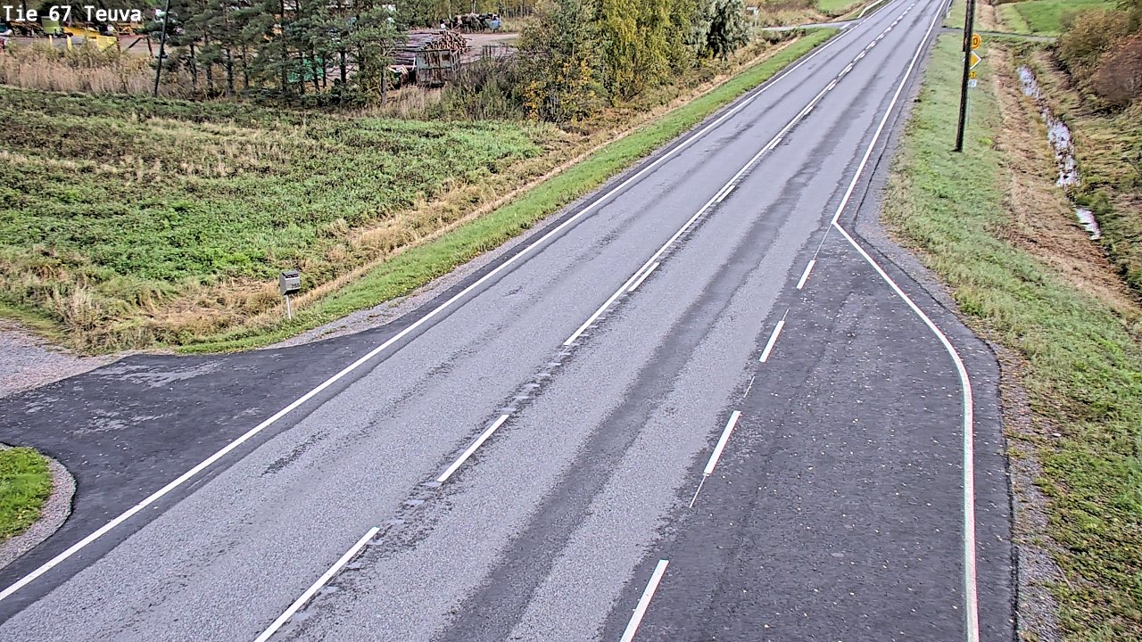 Weather Camera Image Road 67 Teuva, Teuva, Etelä-Pohjanmaa