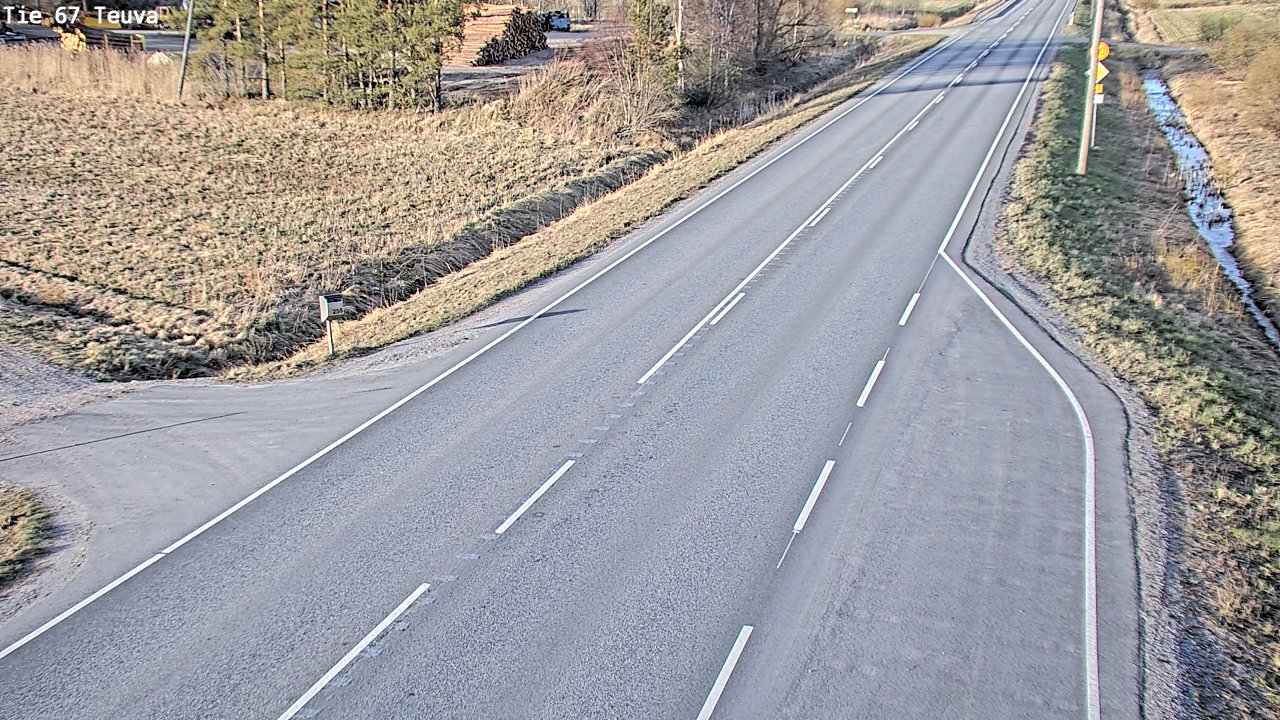 Weather Camera Image Väg 67 Östermark, Teuva, Etelä-Pohjanmaa