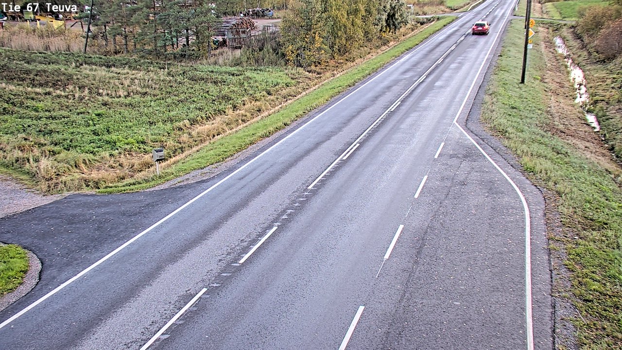 Weather Camera Image Road 67 Teuva, Teuva, Etelä-Pohjanmaa