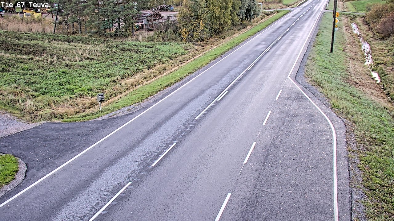 Weather Camera Image Road 67 Teuva, Teuva, Etelä-Pohjanmaa