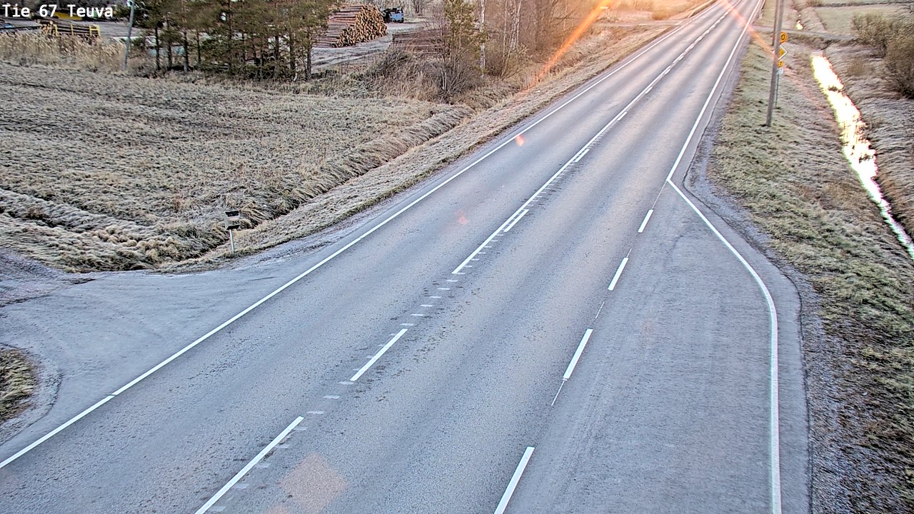 Weather Camera Image Väg 67 Östermark, Teuva, Etelä-Pohjanmaa