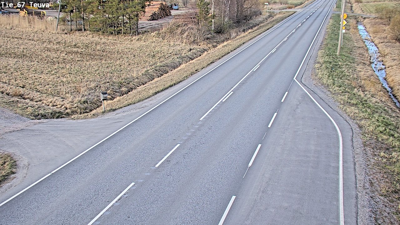 Weather Camera Image Väg 67 Östermark, Teuva, Etelä-Pohjanmaa