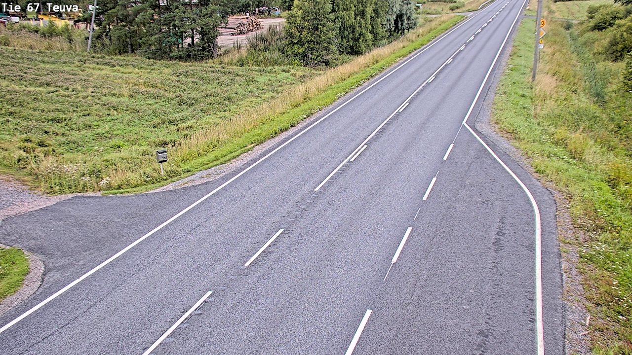 Weather Camera Image Road 67 Teuva, Teuva, Etelä-Pohjanmaa