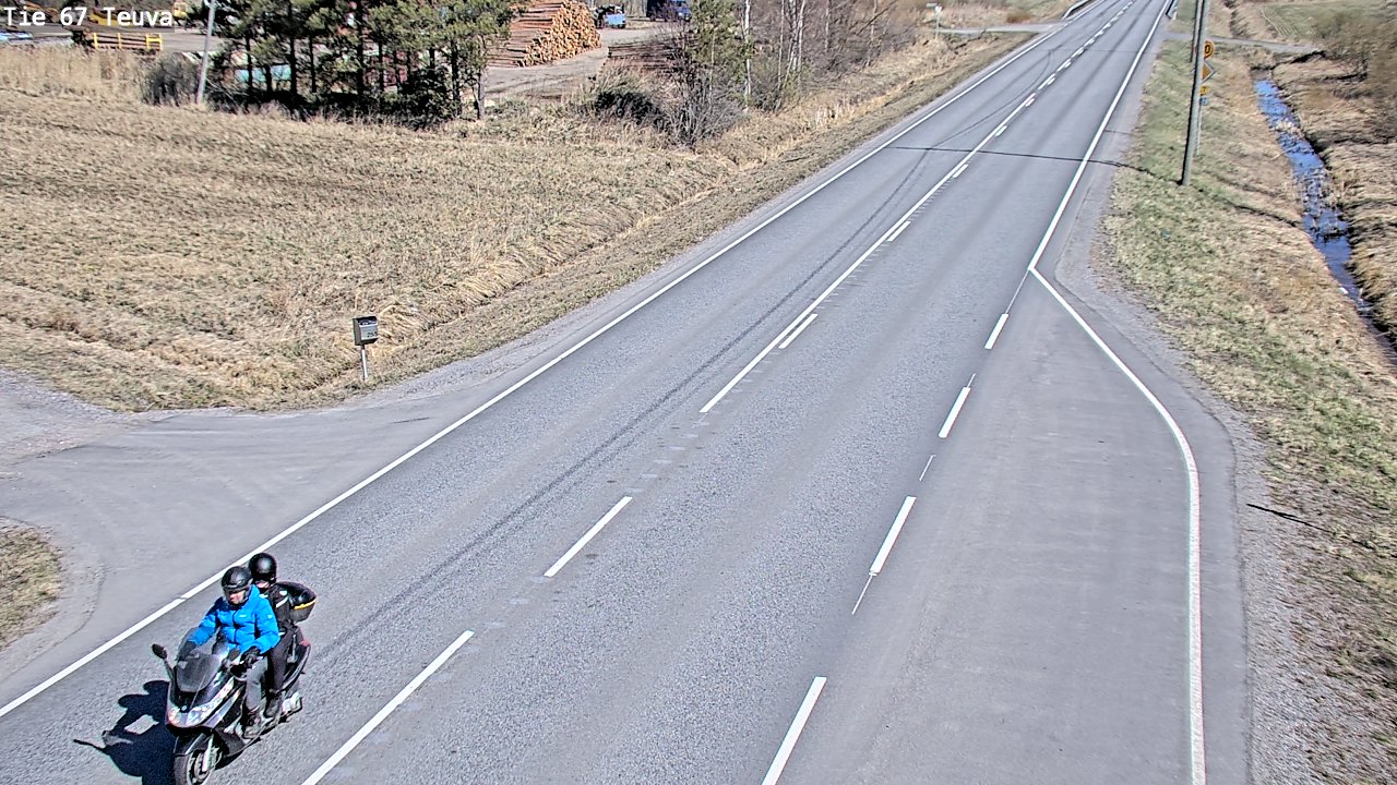 Weather Camera Image Väg 67 Östermark, Teuva, Etelä-Pohjanmaa