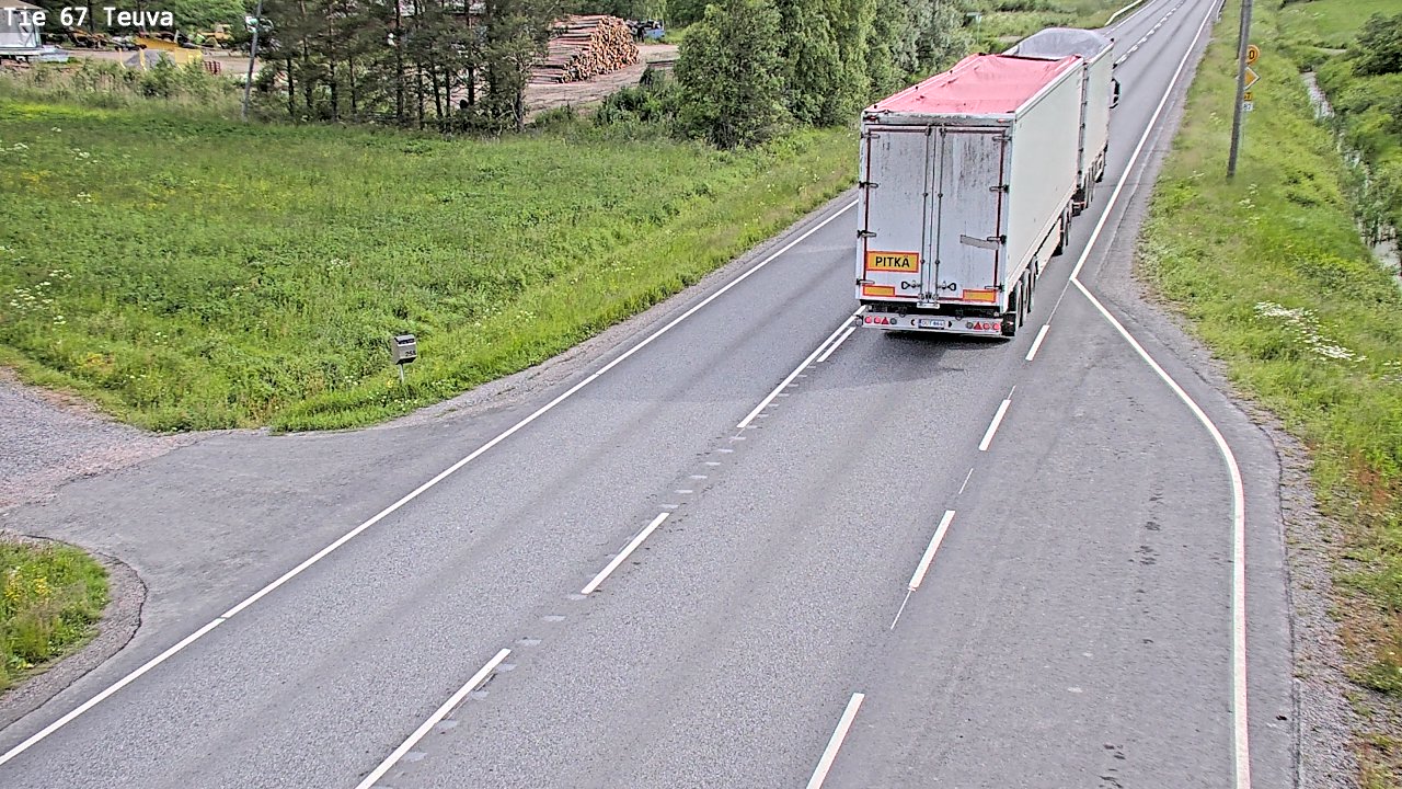 Weather Camera Image Road 67 Teuva, Teuva, Etelä-Pohjanmaa