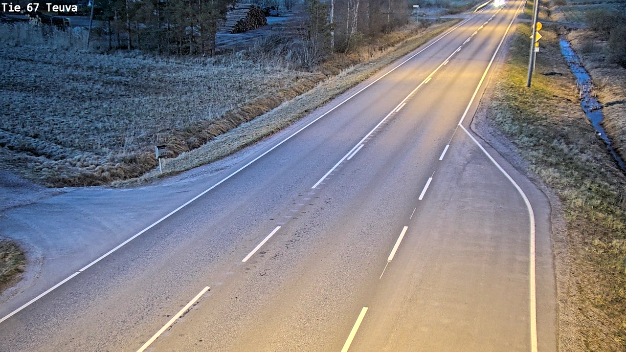 Weather Camera Image Road 67 Teuva, Teuva, Etelä-Pohjanmaa