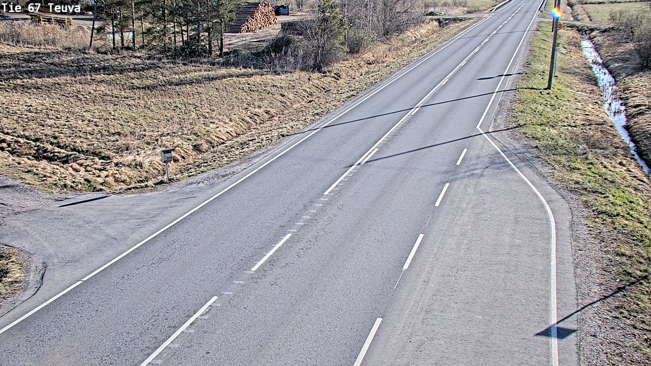 Weather Camera Image Väg 67 Östermark, Teuva, Etelä-Pohjanmaa