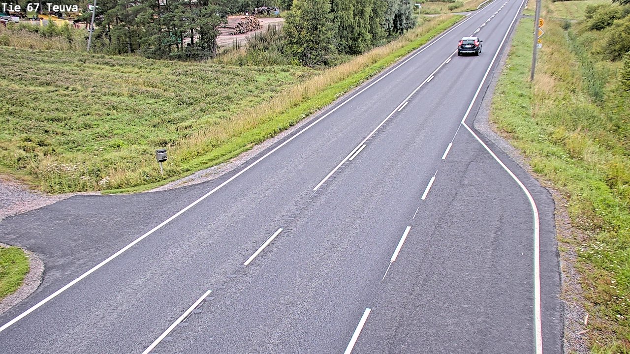 Weather Camera Image Road 67 Teuva, Teuva, Etelä-Pohjanmaa