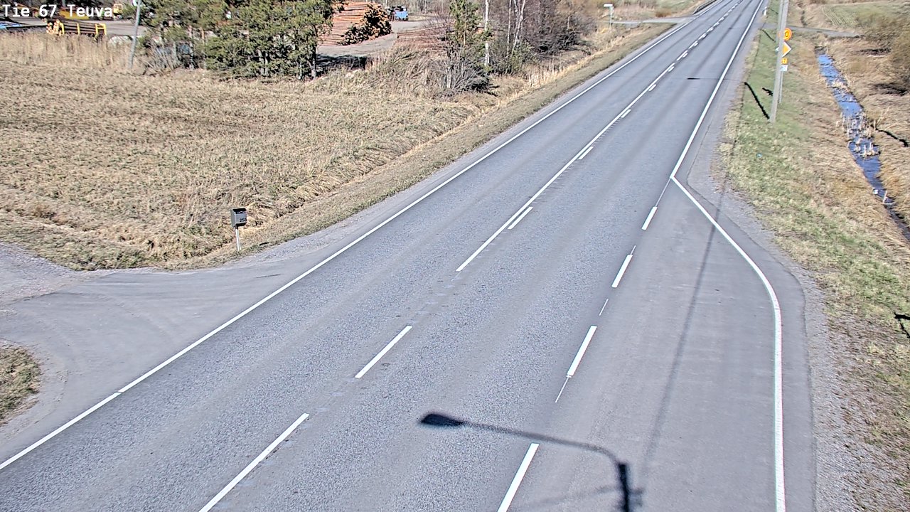 Weather Camera Image Väg 67 Östermark, Teuva, Etelä-Pohjanmaa